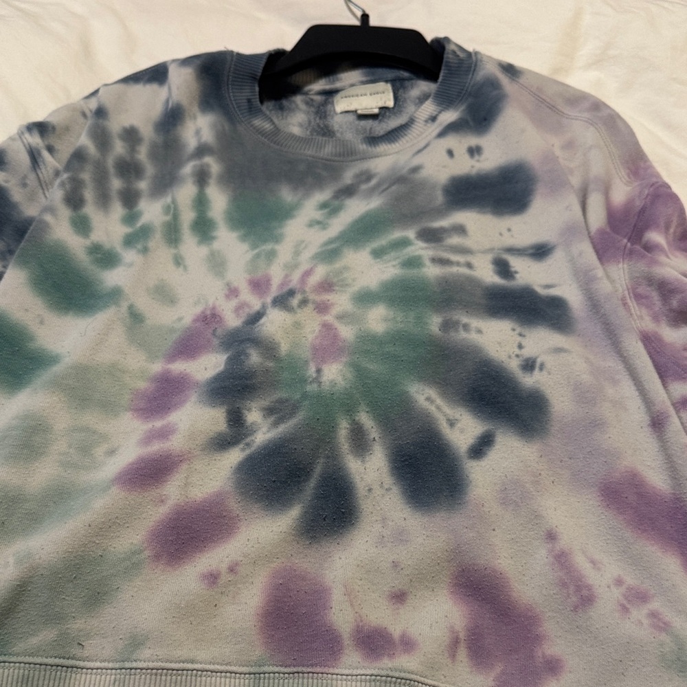 American Eagle Outfitters Multicolor Tie-Dye Sweatshirt